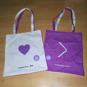 BTS SAMSUNG Tote & balls NYC POP UP STORE
